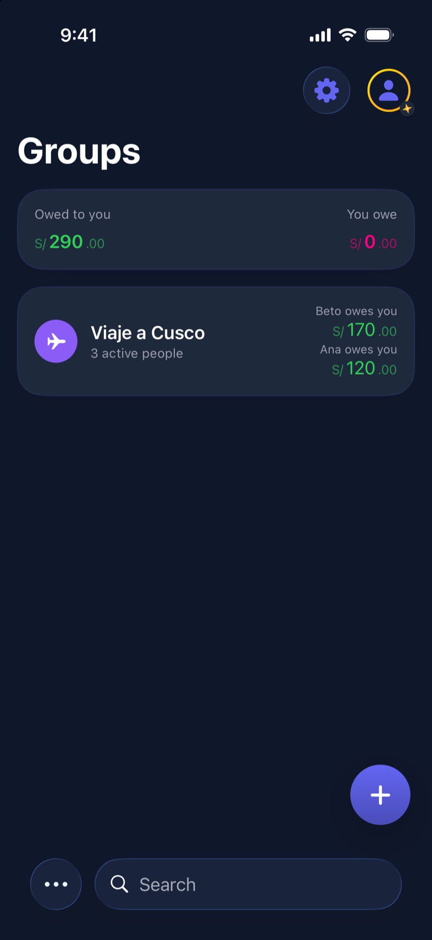 Yala — Grupos